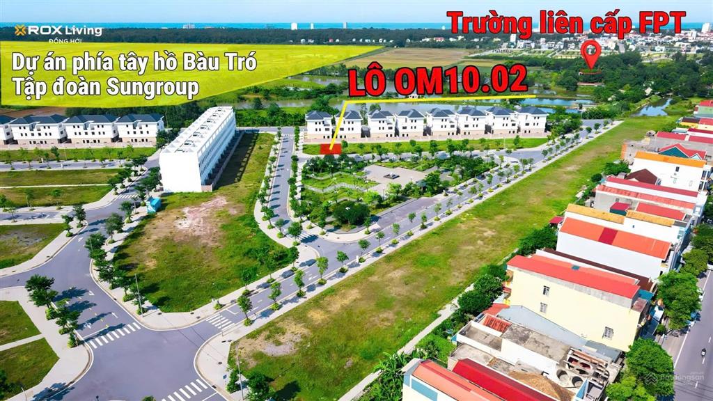 Chính chủ bán lô đất công viên dự án roxliving đồng hới