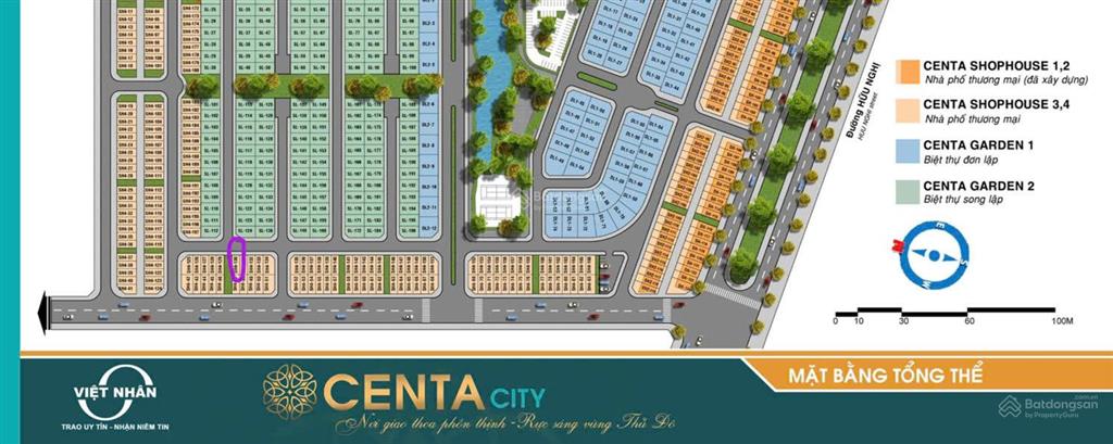 Bán căn xẻ khe sh4  130 centa city vsip bắc ninh