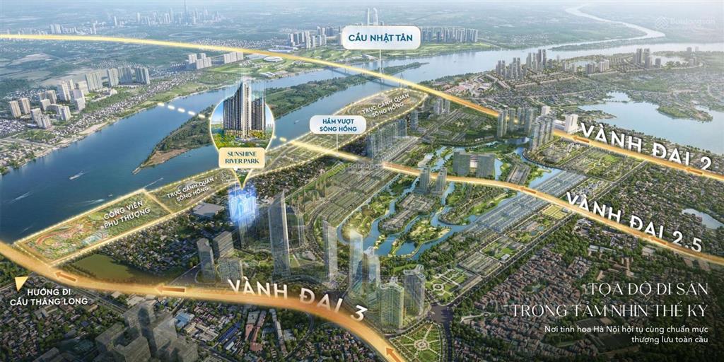 Căn hộ sunshine river park 67m²  view thoáng, nội thất cao cấp, 9,8 tỷ