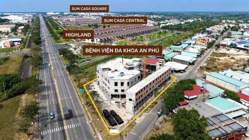 Dự án sun casa square vsip ii giá gốc cđt vsip, thanh toán 30% nhận nhà khai thác dòng tiền ngay
