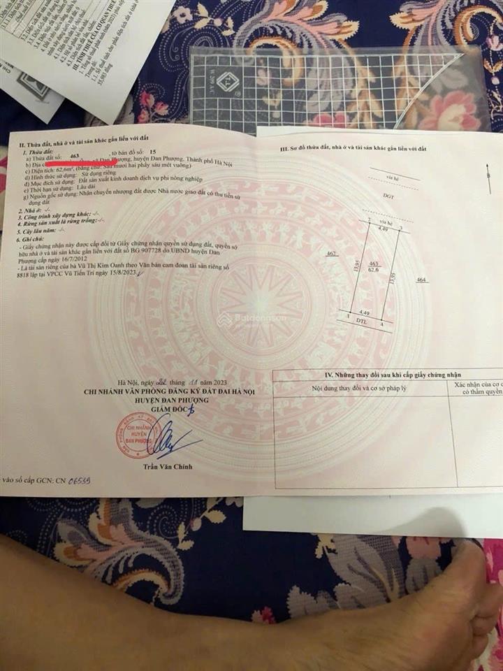 Bán đất đẹp tại đồng ông, đan phượng, 117 triệu vnd, 62.6m2, nhiều tiện ích