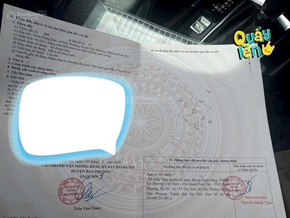 Bán nhà mặt phố đông khê, 8,5 tỷ, 43m2, đan phượng, hà nội