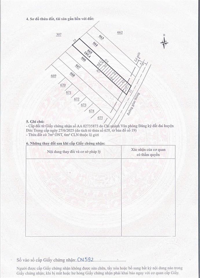 24 sổ riêng đất đức trọng, cách sân bay 10km, cách ql27 700m  giá hạ mạnh từ 15,6 tỷ còn 11 tỷ