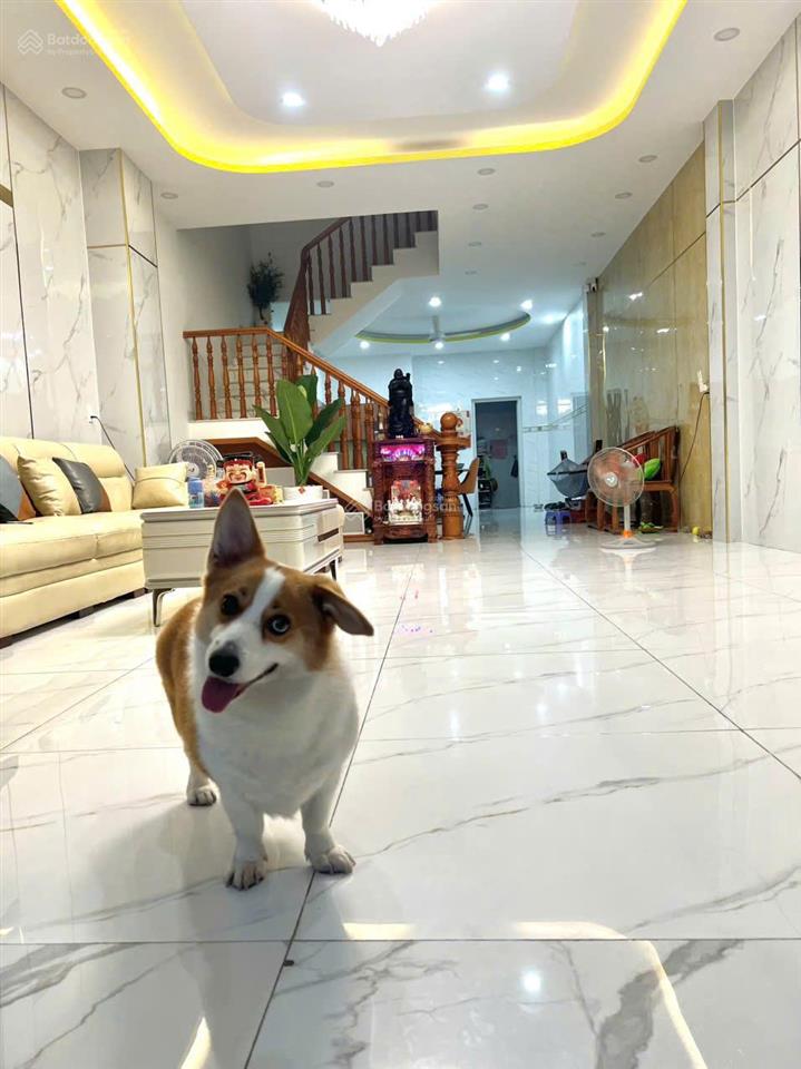 Nhà đẹp xây mới 100% mt đường 14m khu ao sen 5 x 20m 3 tầng  cách aeon malll 200m