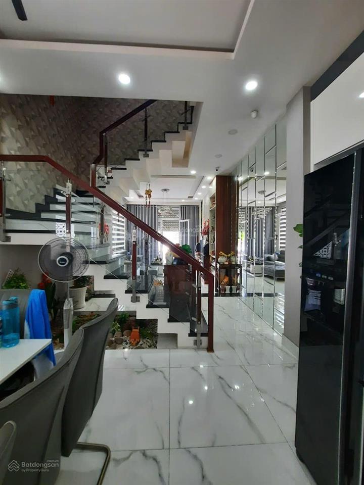 Full nội thất !! biệt thự góc 2 mt đường 14m khu tên lửa 10x20m 4 tầng 4pn gần côngviên, aeon 150m