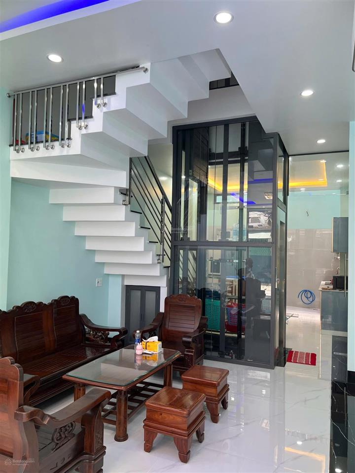 Có thang máy! full nội thất! nhà đẹp mtnb khu bình phú 4x17m 4 tầng 4pn  gần công viên vành đai