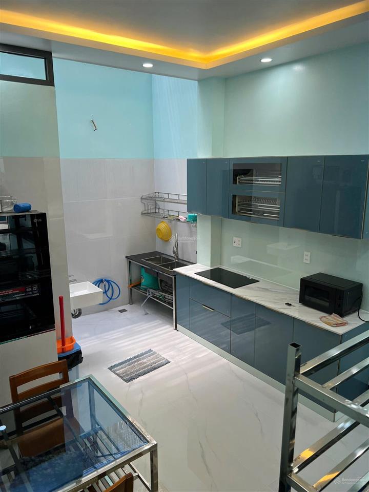 Có thang máy! full nội thất! nhà đẹp mtnb khu bình phú 4x17m 4 tầng 4pn  gần công viên vành đai