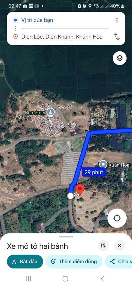Cần bán lô đất rộng 1.200m2 thôn đảnh thạnh, xã bình lộc, thị trấn diên khánh