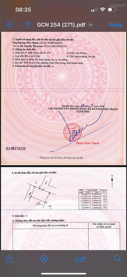 Bán đất hẻm vườn xoài phước lộc phước đồng giá đầu tư