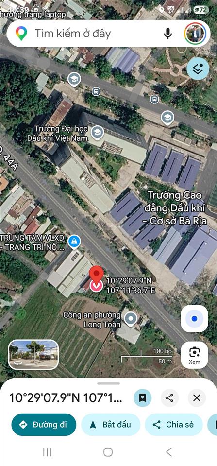 Bán 328 m2 đất mặt tiền đường 30m, phường long toàn, đối diện kdc barya citi