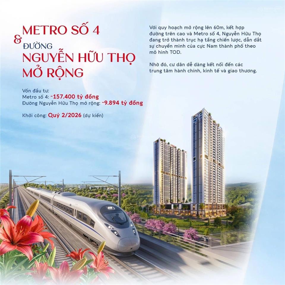 Sống chuẩn paris giữa lòng nam sài gòn  chính sách thảnh thơi ưu đãi chiết khấu lên đến 11%