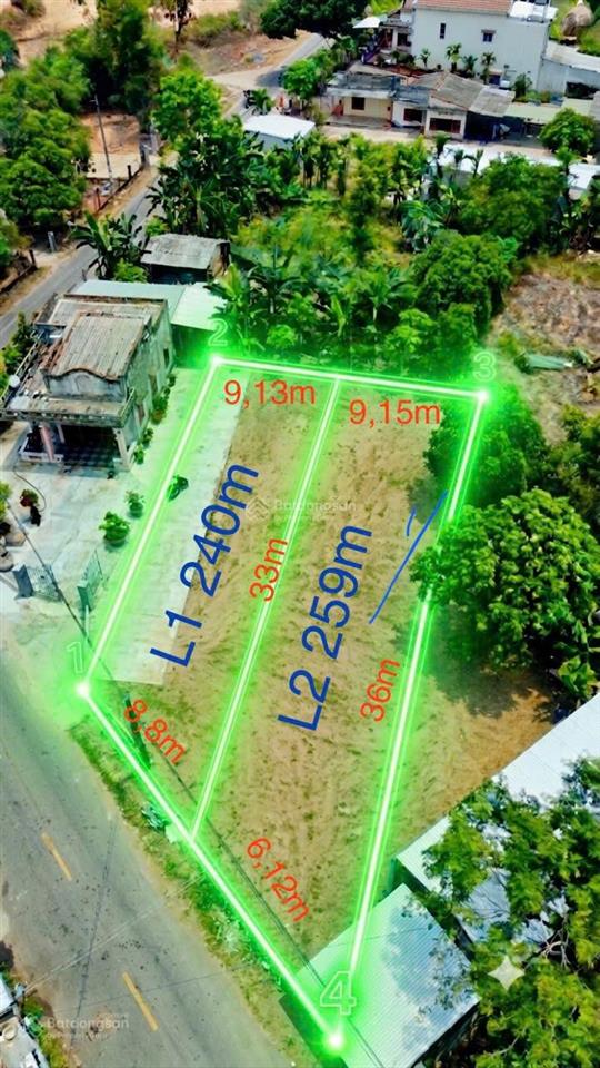 Bán đất gấp tại mỹ á. diện tích 240m2, ngang 8.8m, đường nhựa. phù hợp kinh doanh, đầu tư. giá tốt