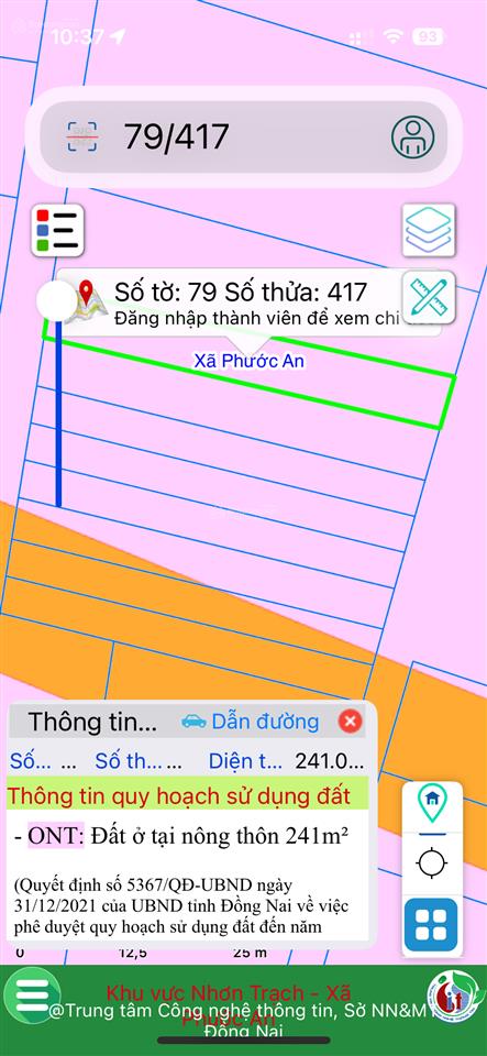 Lô đất đẹp giá rẻ còn sót lại ở xã phước an, thích hợp xây nhà vườn hoặc dãy trọ