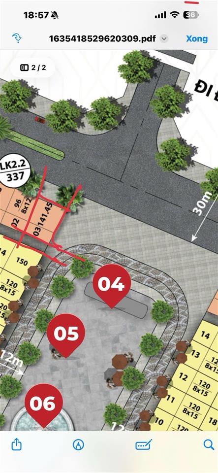Bán liền kề ô góc mặt quảng trường kđt flc premier parc đại mỗ