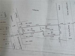 Bán đất tại Phạm Thị Ba, Phường Phú Thuận Q7. Dt 4x13 + 4x18+ 4,37x16m