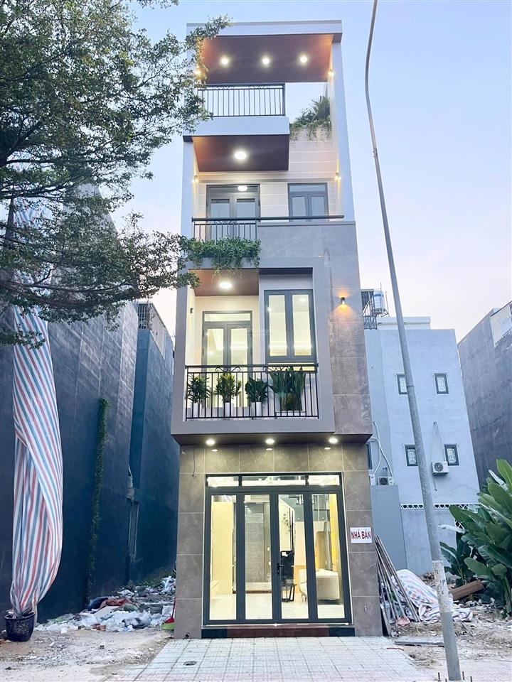 Nhà sổ hồng riêng 64m2  trục chính kdc kinh doanh buôn bán đa ngành nghề