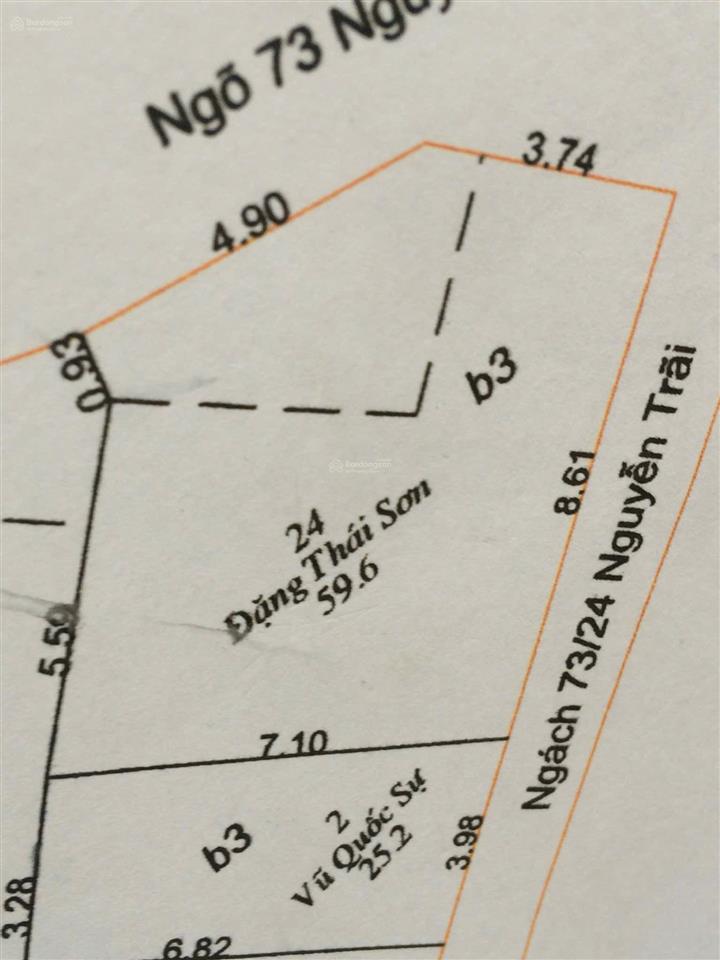 Bán nhà ngay đầu phố ngã tư sở ngõ 73 nguyễn trãi