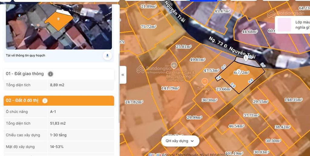 Bán nhà ngay đầu phố ngã tư sở ngõ 73 nguyễn trãi