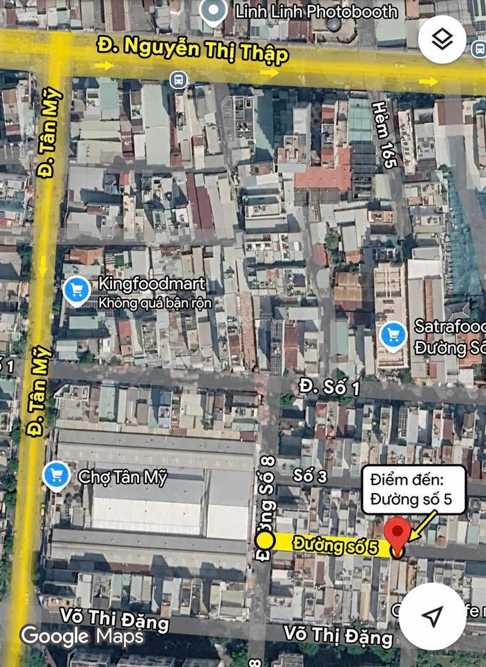 Bán nhà mặt tiền quận 7, diện tích 50m2 vị trí đẹp, thích hợp đầu tư
