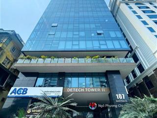 Cho thuê văn phòng tại detech tower107 nguyễn phong sắc, ưu đãi nhất 2026, sàn cực kỳ thông vuông