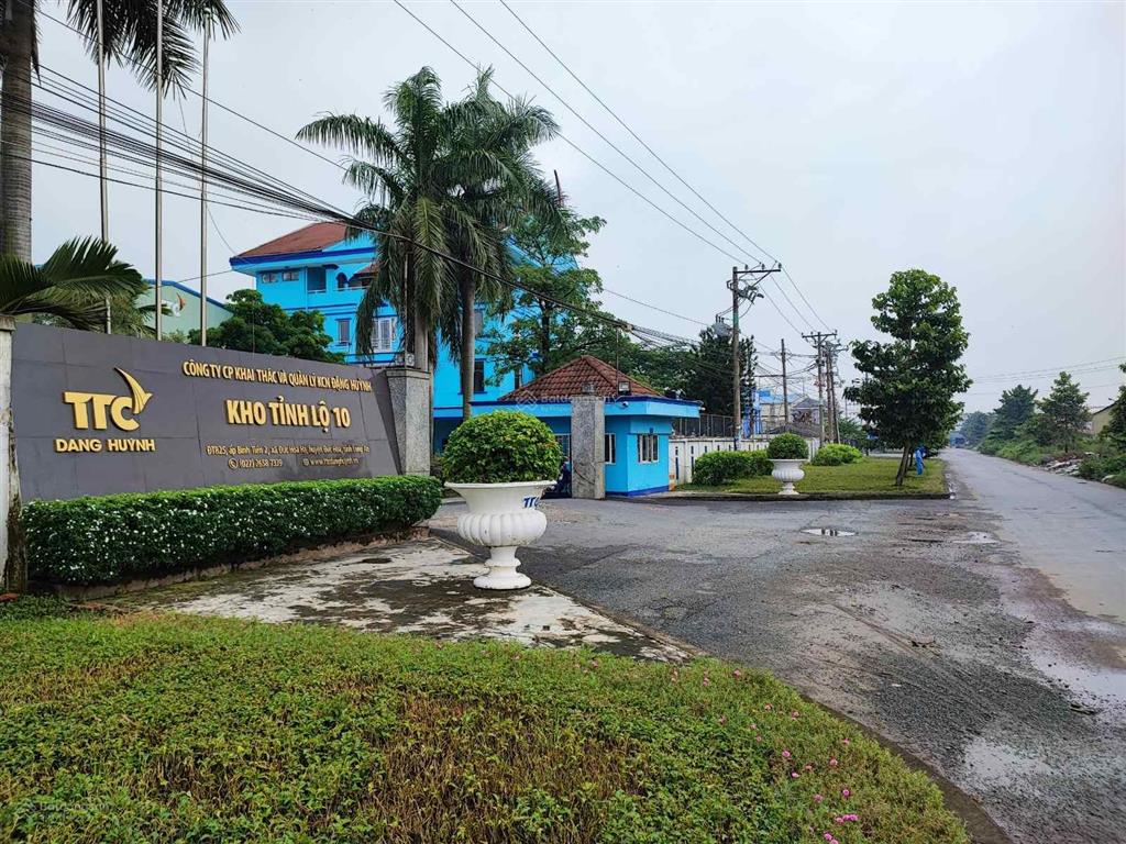 Cho thuê 1000m2 kho dịch vụ và tự quản mặt tiền tỉnh lộ 10 đức hòa môi trường, pccc bảo vệ an ninh