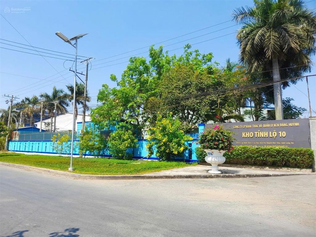 Cho thuê 1 500m2 kho dịch vụ, kho tự quản ccn đức hòa tỉnh lộ 10 pccc bảo vệ an ninh giá tốt
