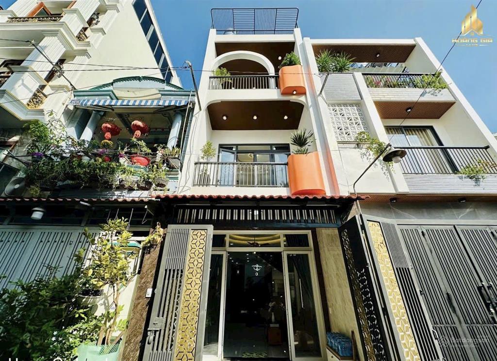 Hot! bán ngộp căn nhà lê trực, p7, bình thạnh giá 4tỷ5/56,2m2. nhà mới, an ninh. sổ đầy đủ