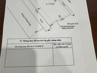 Bán 1.747m2 mặt đường lê hồng phong vị trí vàng ngay vòng xuyến sân bay cát bi  mặt tiền 52m