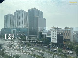 Cho thuê nhà mặt đường lê hồng phong vị trí đẹp gần ngã 5 cát bi plaza  595m2 ngang 17m