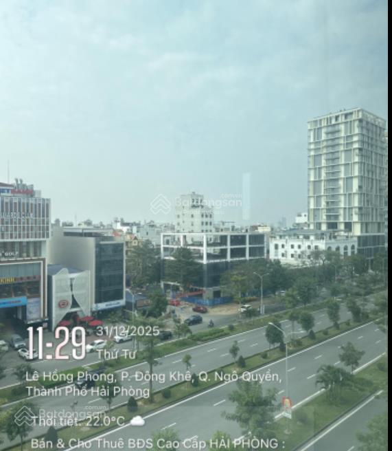 Bán đất mặt đường lê hồng phong 425m2 lô góc 2 mặt tiền được cấp phép xây 15 tầng