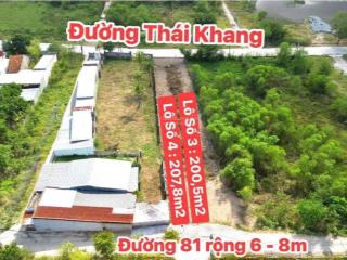 Bán nhanh đất mt thái khang phước đồng 245m2 ngang6m. full thổ cư giá 4,5 tỷ  0786 662 ***