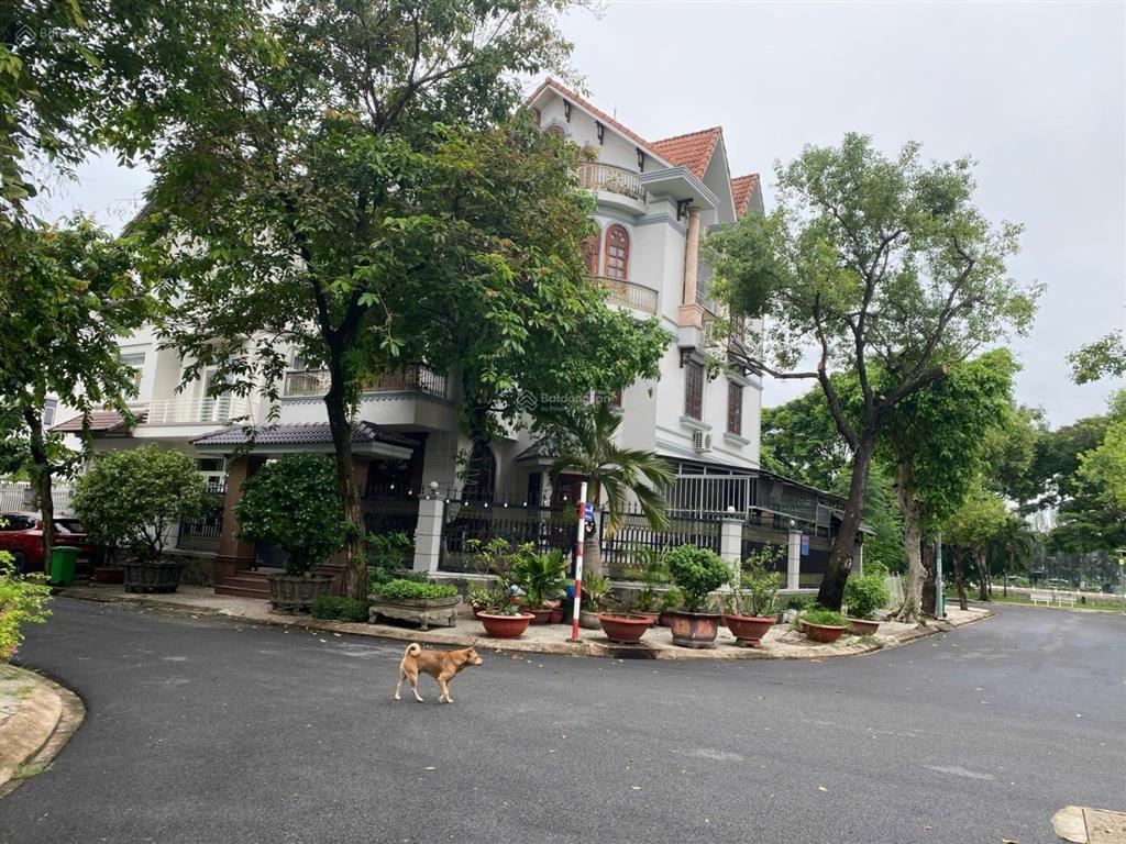 Bán nhà lầu, góc 2 mặt tiền đường số 8 khu biệt thự ven song, p.tân phong.q.7, dt 7x20m, giá 25 tỷ