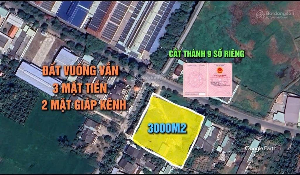 Bán 3000m2 đất góc 2 mặt tiền tthc tân an, phường khánh hậu, tây ninh