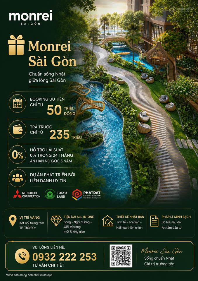 Monrei sài gòn mitsubishi|mở bán tòa detox & onsen|studio từ1,87 tỷ  2pn từ 2,1 thanh toán chỉ 15%