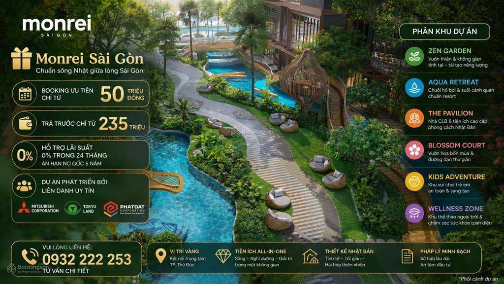 Monrei sài gòn mitsubishi|mở bán tòa detox & onsen|studio từ1,87 tỷ  2pn từ 2,1 thanh toán chỉ 15%