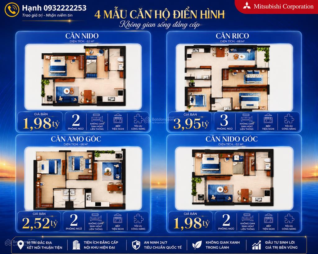 Monrei sài gòn mitsubishi|mở bán tòa detox & onsen|studio từ1,87 tỷ  2pn từ 2,1 thanh toán chỉ 15%