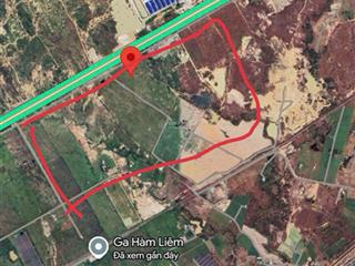 10tỷ5  20,6ha bán bớt 6,6ha đất hàm liêm phan thiết lâm đồng sát cao tốc đường 20m bqp
