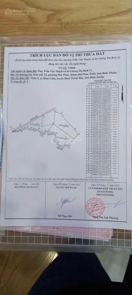 10tỷ5  20,6ha bán bớt 6,6ha đất hàm liêm phan thiết lâm đồng sát cao tốc đường 20m bqp