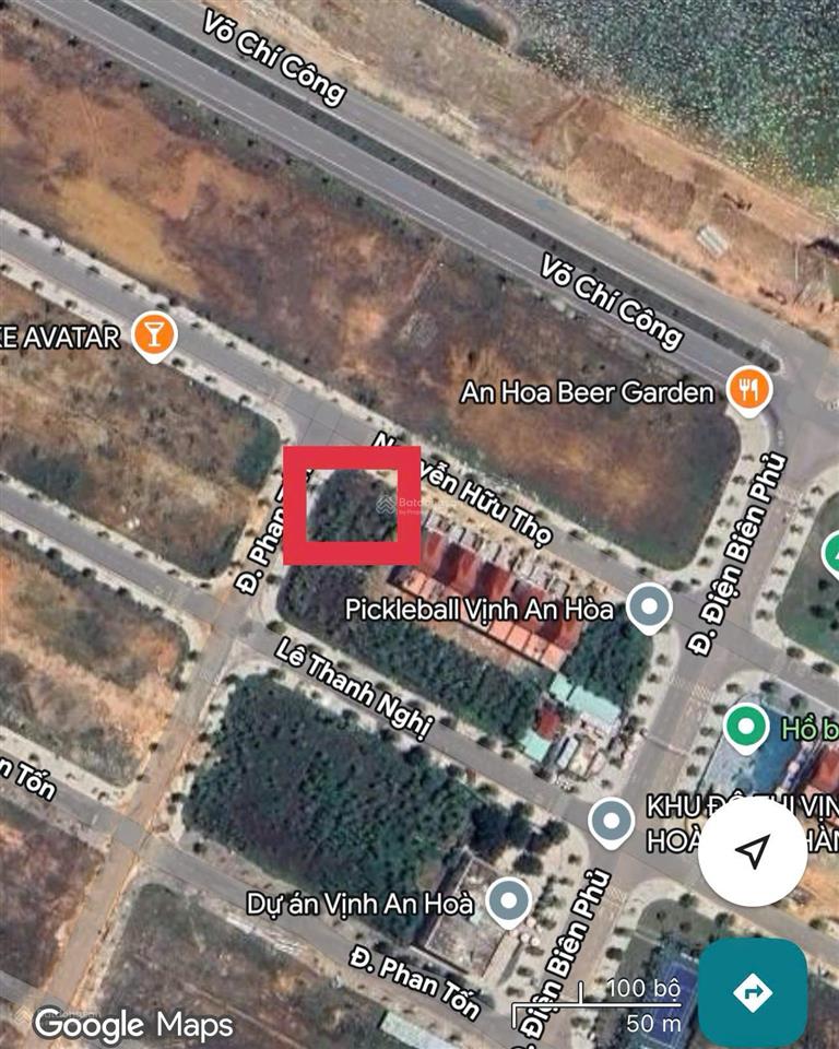 Chính chủ cần 334m2 đất nền vịnh an hoà (lô góc và kề góc) block cl35 mặt tiền đường nguyễn hữu thọ