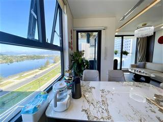 Bán căn góc 2pn 2wc ct1 riverside luxury view sông full nội thất, đối diện sun group.
