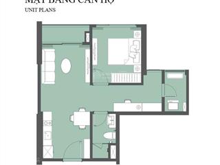 Mua 1 được 2. bán gấp 1pn+ 48m2 (có thể làm thành 2pn) giá 4,9 tỷ tại lumiere evergreen