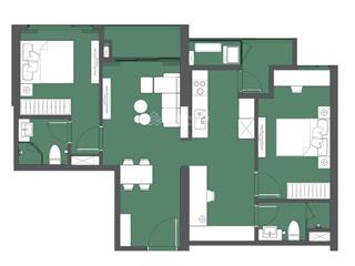 Siêu phẩm! 2pn+ 74m2 giá 6,83 tỷ tại lumiere evergreen  0974 690 ***