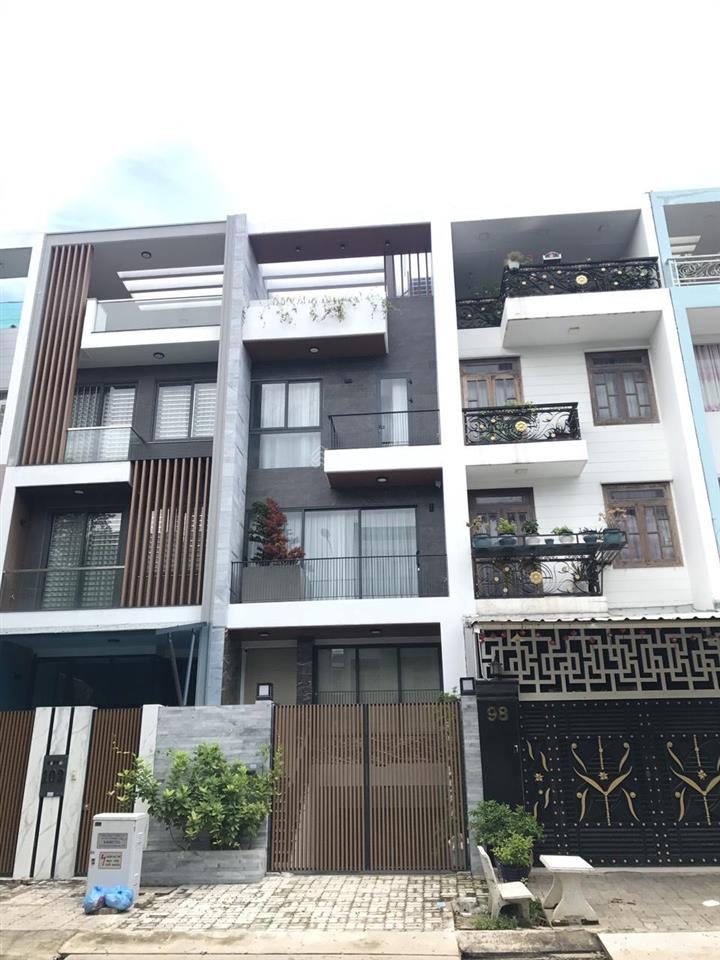 Cho thuê nhà phố mặt tiền phạm hùng nối dài, giá 28 triệu/tháng, 100m2, 4 tầng
