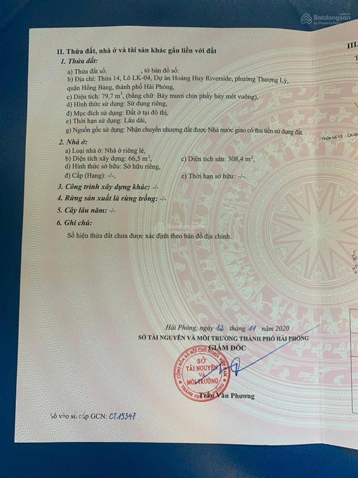 Chuyển nhượng căn góc hoàng huy riverside.  0962 697 ***