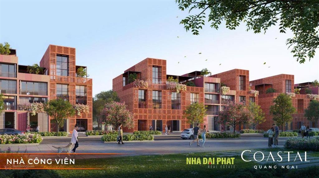 Bán nhà biệt thự khu đô thị coastal quảng ngãi, diện tích 100m2