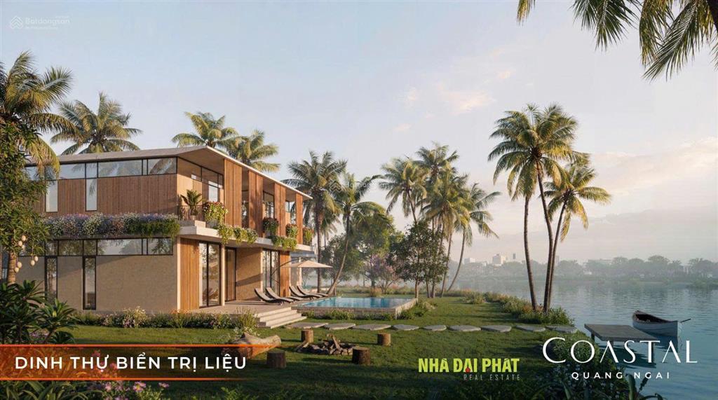 Bán nhà biệt thự khu đô thị coastal quảng ngãi, diện tích 100m2