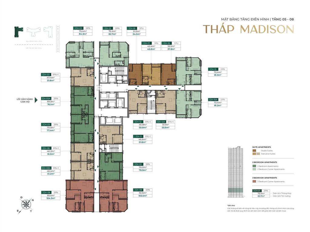 Cần bán căn 2pn góc giá tốt toà the cosmopolitan m của cđt mik cổ loa