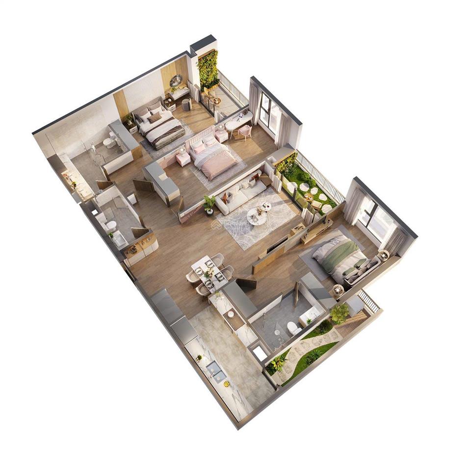 Bán căn hộ 83,3m2 2pn2vs view lk nhật dự án the wisteria giá chỉ 5.5 tỉ bao phí  0941 915 ***