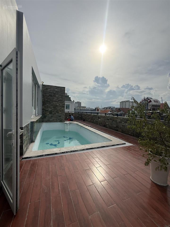 Bán biệt thự mặt tiền lô gốc khu tên lửa, bình tân, 4 lầu thang máy, hồ bơi, 388m2, chỉ 39,5 tỷ