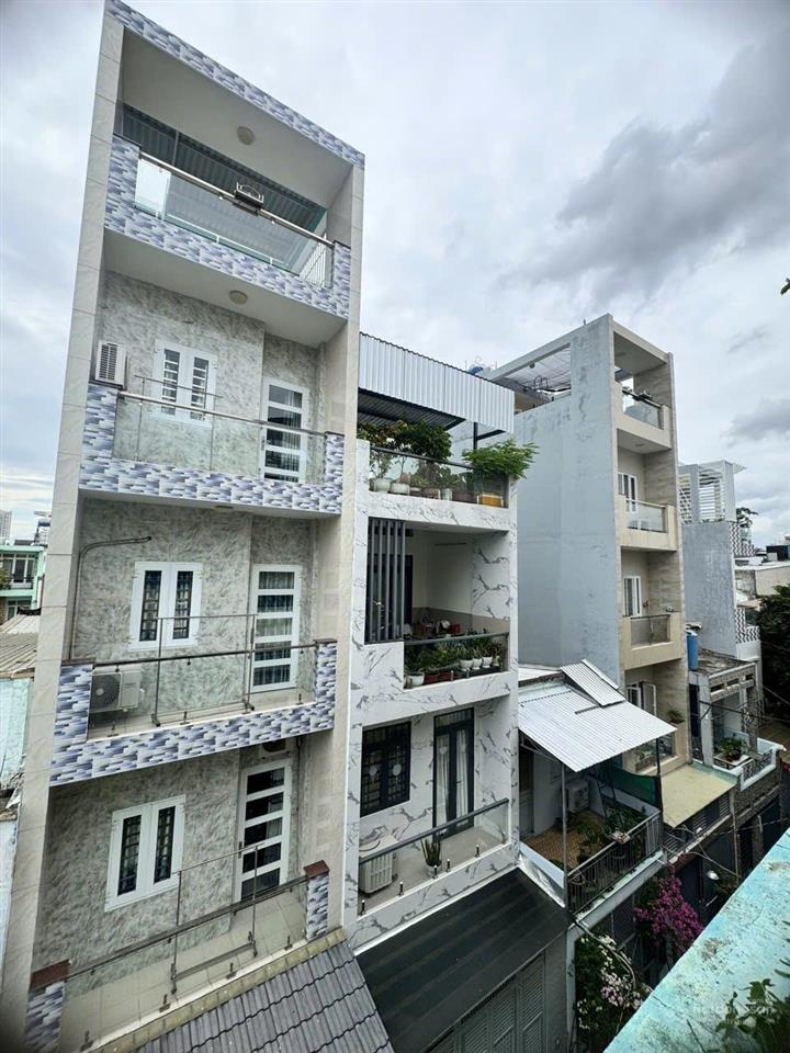 Bán nhà 4 lầu , hxh bùi minh trực, phường 5 quận 8 ,5pn , dt 4x14,6 chỉ 7,86 tỷ